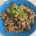 居眠り姫愛's cooksnap of when they made 簡単♡牛肉と大根おろしのバター醤油.