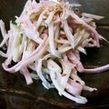 ♡こもれび♡'s cooksnap of when they made ごぼうとハムときゅうりのサラダ.