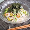 バカリャウ's cooksnap of when they made オクラとたらこの和え素麺.