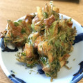 やまたんクック's cooksnap of when they made 豆苗とちくわのかき揚げ.