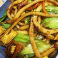 月読☆'s cooksnap of when they made 和風カレー焼きうどん.