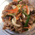 梁得樹梨's cooksnap of when they made 薄切り豚肉と野菜の黒酢南蛮漬け.