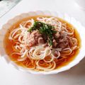 とのさき＠料理初心者's cooksnap of when they made さっぱり♪梅みょうがそうめん.