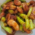 しまじまゆきはき's cooksnap of when they made アスパラと海老のピリ辛炒め.
