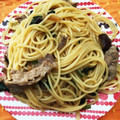 こうきとだいきママ's cooksnap of when they made なすと小松菜の和風パスタ.