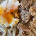 H♡S's cooksnap of when they made やみつき甘辛豚きつねうどん.