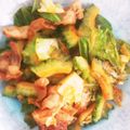 むいちろう's cooksnap of when they made 糖質制限おかず☆苦くないゴーヤ豚キムチ.