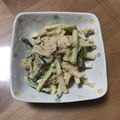 misono117's cooksnap of when they made 大根ときゅうりのツナマヨ和え.