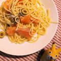emola's cooksnap of when they made 塩レモンでサーモン冷製パスタ.