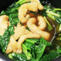 hitocchi's cooksnap of when they made めんつゆDE♪小松菜と油あげの煮びたし.