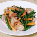 じぐろ婦人's cooksnap of when they made ☼鶏もも肉とインゲンの中華炒め生姜風味.