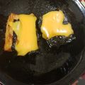 ケー♪'s cooksnap of when they made 照り焼き豆腐に♪とろ〜りのりチーズ.