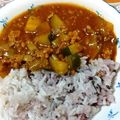 ちびっことんとん's cooksnap of when they made 簡単☆夏野菜☆ナスと挽き肉のキーマカレー.