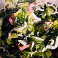 ゆゆ02's cooksnap of when they made タコわかめきゅうりの酢の物☆.