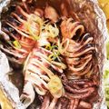 クック238NCP☆'s cooksnap of when they made イカのわたのホイル焼き.