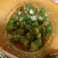 オデッタ's cooksnap of when they made オクラのたっぷり胡麻和え.