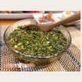 mariちん's cooksnap of when they made ニラ醤油ソース.