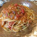 あわわ's cooksnap of when they made サバ水煮缶のトマトソースパスタ.