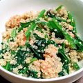 眠眠ヤー's cooksnap of when they made 鮭とほうれん草のキヌア(グルテンフリー).