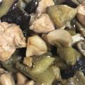 はる＊ゆう's cooksnap of when they made 鳥もも肉とナスのポン酢炒め.