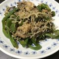 ∞ゆかか∞'s cooksnap of when they made ピーマンとしめじのおじゃこ煮.