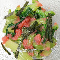 しぶみきちゃん's cooksnap of when they made 簡単！江戸菜のたらこ和え.