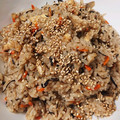 しぶみきちゃん's cooksnap of when they made ツナ缶で簡単炊き込みごはん☆秋の彩り.