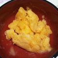 ハラールレシピ's cooksnap of when they made 桃のもみもみ桃ミルクアイス.