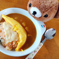 nagachan❀'s cooksnap of when they made 残りのカレーで♪とろとろチーズオムカレー.