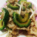 クック2SI6IC☆'s cooksnap of when they made 豚肉とゴーヤのオイスター炒め.