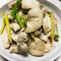まいまい！！'s cooksnap of when they made 塩麹鶏とアスパラの焦がし醤油炒め.