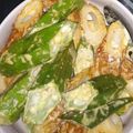 クック2SI6IC☆'s cooksnap of when they made 竹輪とオクラのピリ辛マヨ炒め◎お弁当に♪.
