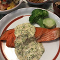 Nana983's cooksnap of when they made 甘塩鮭焼にタルタルソースをかけて♪簡単.