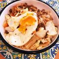 Eire's cooksnap of when they made 挽肉とキャベツの焼きそば♪.