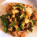 一番星寿美次郎's cooksnap of when they made ゴーヤのキムチ炒め♬.