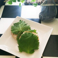 ★サンセット★'s cooksnap of when they made 茗荷のおかかごまむすび.