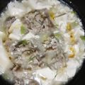 オデッタ's cooksnap of when they made 節約おかず☆韓国風牛肉のあんかけ豆腐.