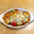 クック1CMJX9☆'s cooksnap of when they made 夏野菜のトマトソースグラタン.