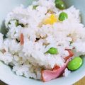まつこのまつこ's cooksnap of when they made 超美味♪枝豆とベーコンと塩昆布の混ぜご飯.
