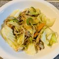 kotorinpi's cooksnap of when they made 肉野菜炒め.