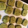 saki1010's cooksnap of when they made 抹茶クッキー・基本の抹茶クッキー.