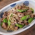 Nekoteiine's cooksnap of when they made たっぷりオクラの塩焼きそば☆.