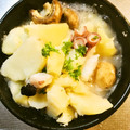 ボブナナ's cooksnap of when they made タコとポテトのアヒージョ風炒め.
