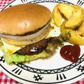 tokotann's cooksnap of when they made ボリューム満点♪照り焼きハンバーガー.