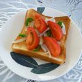 クレイプメートル's cooksnap of when they made サラダトースト.