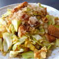 おらんでう～たん's cooksnap of when they made キャベツとさつま揚げと生姜さん.
