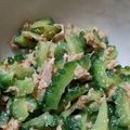 ニコニコ台所's cooksnap of when they made 病み付き☆ゴーヤとツナの和え物.