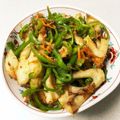 クック725LN5☆'s cooksnap of when they made 簡単美味しい♪ピーマンと竹輪のおかか炒め.