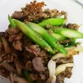 わぞう's cooksnap of when they made 柔らか☆牛肉のマスタード炒め.