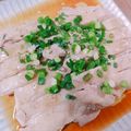 emily1022's cooksnap of when they made 超簡単★レンジでチン♪中華風蒸し鶏.